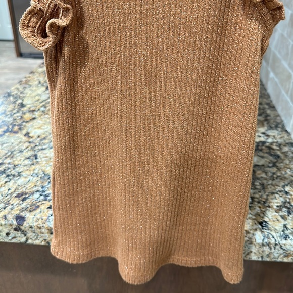 Janie and Jack girls size 10 Bronze color tank top - Picture 2 of 9